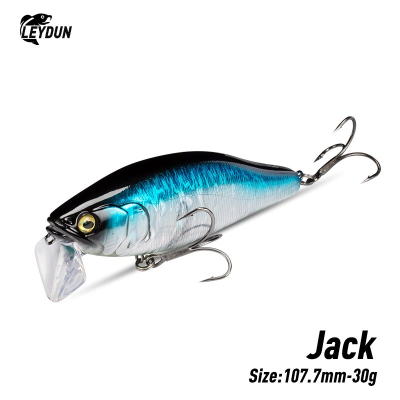 Fishing Lure Spinnerbait - I-JACK 미노우 낚시 미끼 107.7mm 30g
