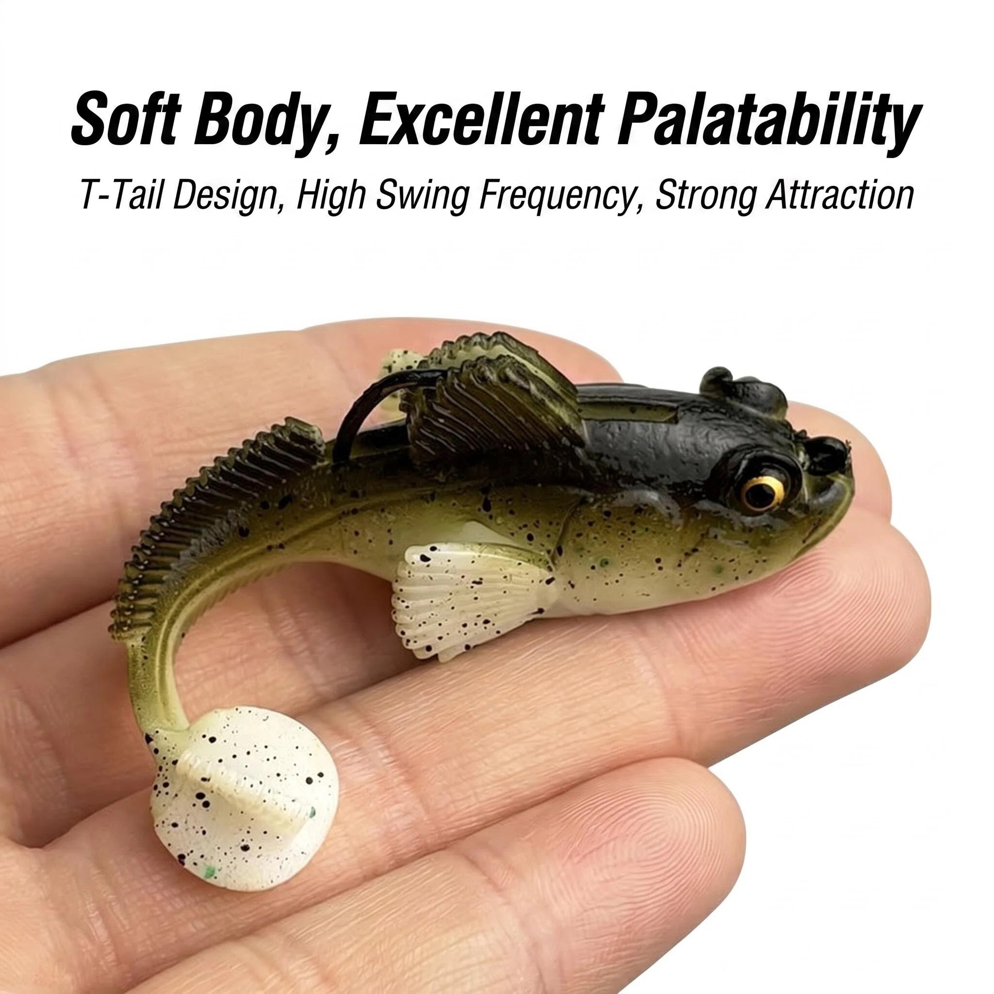 Fishing Lure Spinnerbait - 1개입 10g13g18g 고비 루어 지그 웜