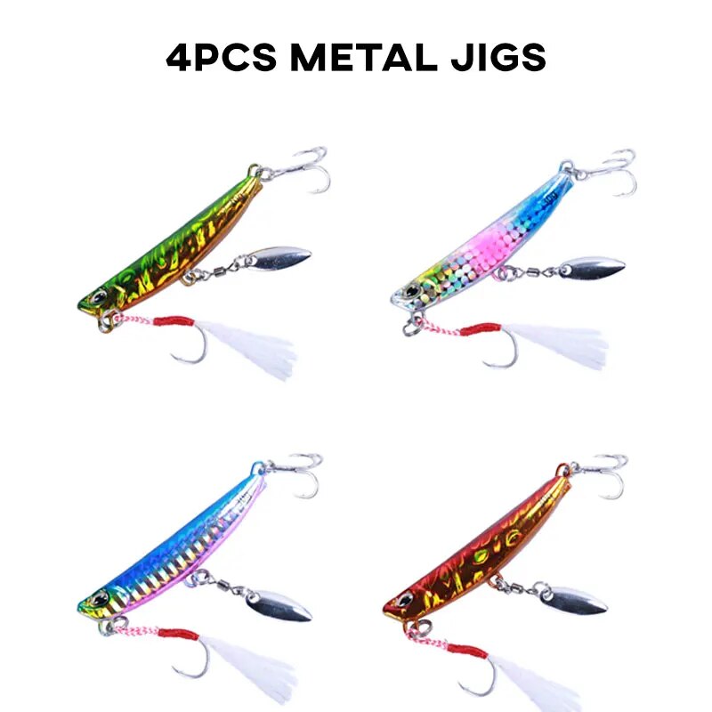 Fishing Lure Buzzbait - 금속 지그 스푼 낚시 루어, 쇼어