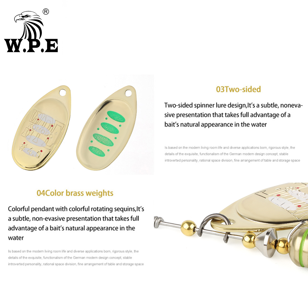 W.P.E KOMODO 스피너 루어 2 개 7.5g/1 - Fishing Lure Spoon 리뷰 및 가격