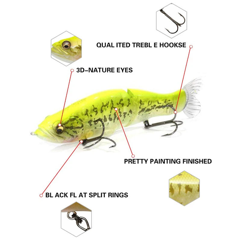 스윔베이트 낚시 루어 135mm 31g 멀티 조인트 슬 - Fishing Lure Jerkbait 리뷰 및 가격