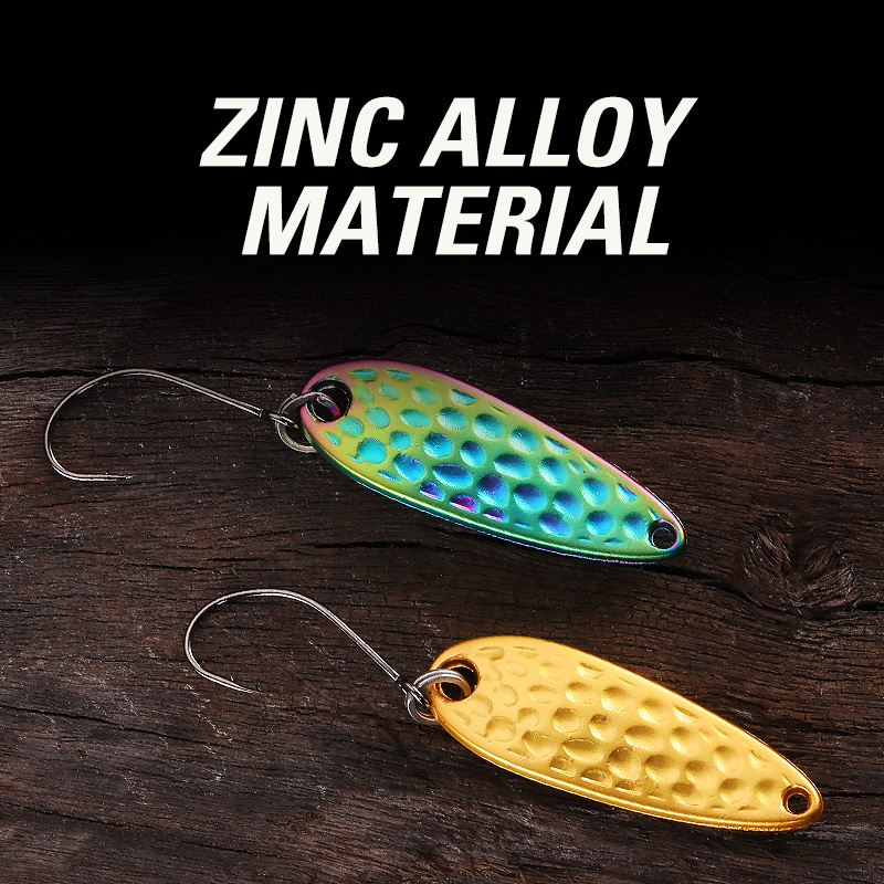 12개입 아연 합금 금속 스푼 루어 세트 2.5g 3. - Fishing Lure Spoon 리뷰 및 가격