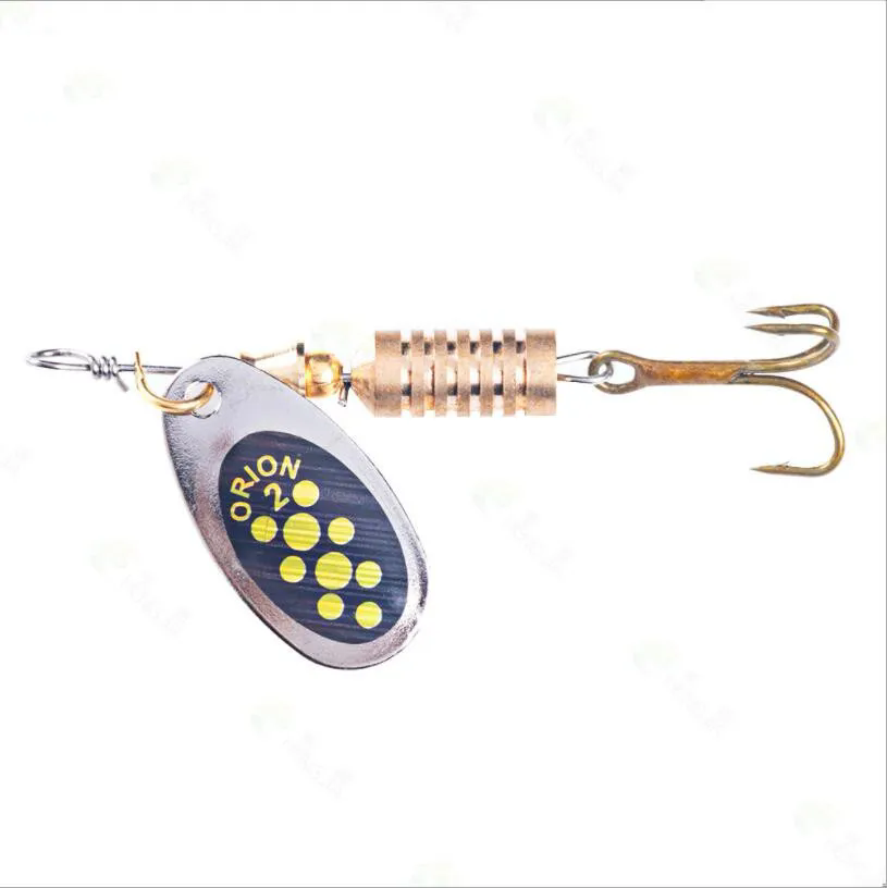 1PCS 금속 도금 회 전자 미끼 6.7cm/7g 하드 - Fishing Lure Spoon 리뷰 및 가격
