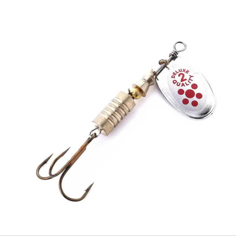 1PCS 금속 도금 회 전자 미끼 6.7cm/7g 하드 - Fishing Lure Spoon 리뷰 및 가격