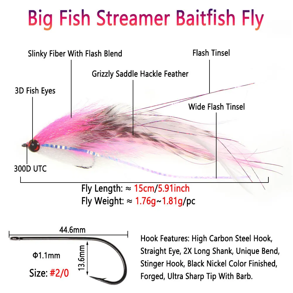 비무 # 2/0 15cm/5.91inch 빅 스 트리머 - Fishing Lure Jerkbait 리뷰 및 가격