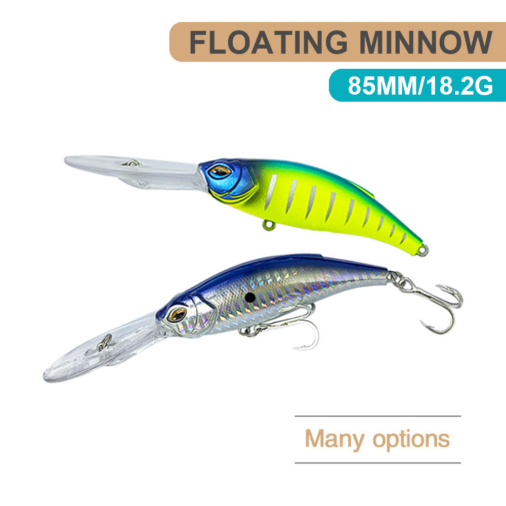 8.5cm 18.2g 낚시 미끼 플로팅 미노우 워블러  - Fishing Lure Jerkbait 리뷰 및 가격